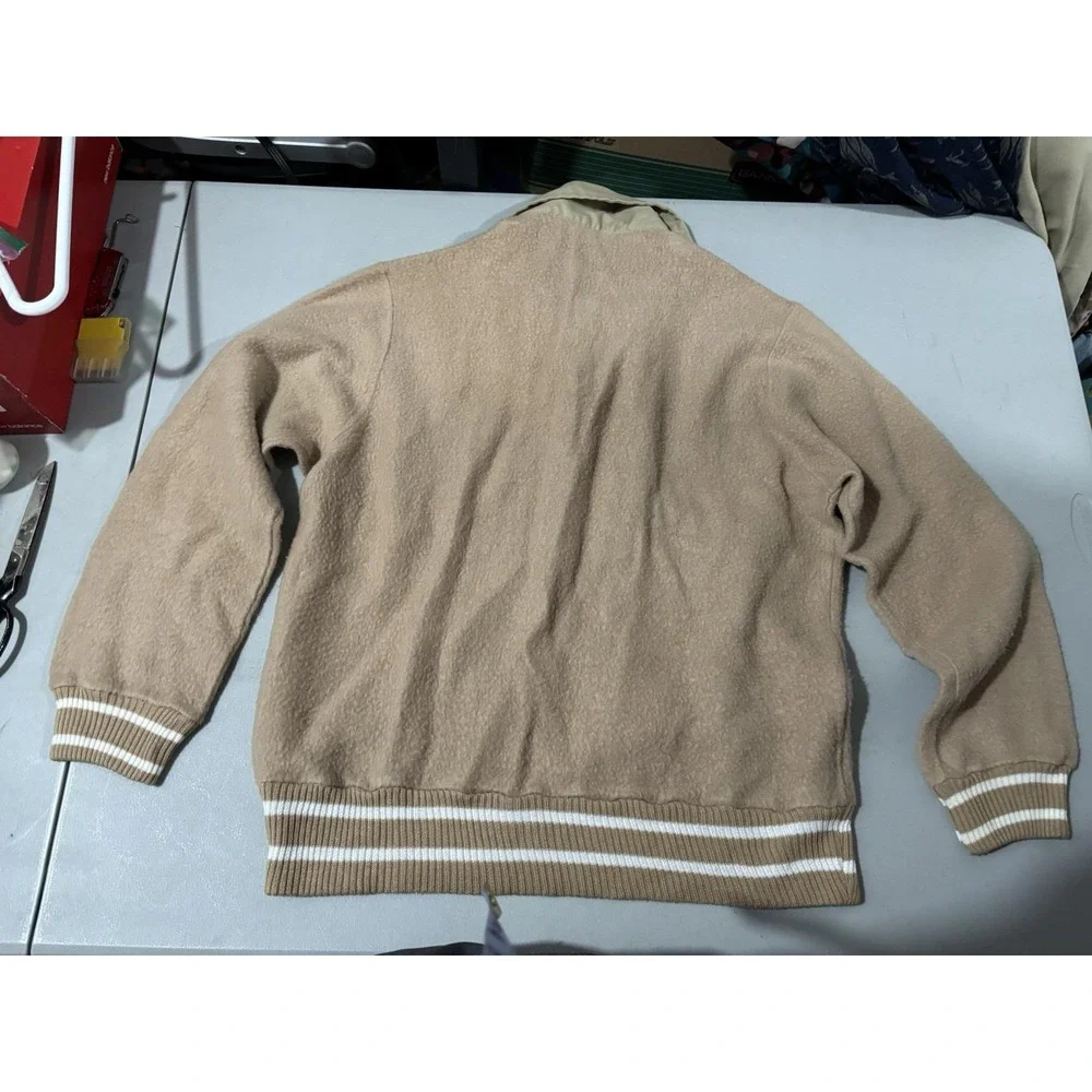 60s 70s Edward's Of California Brown Sweater L